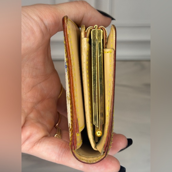 Louis Vuitton Murakami Multicolor Kisslock Compact Wallet | Vintage - Picture 4 of 10